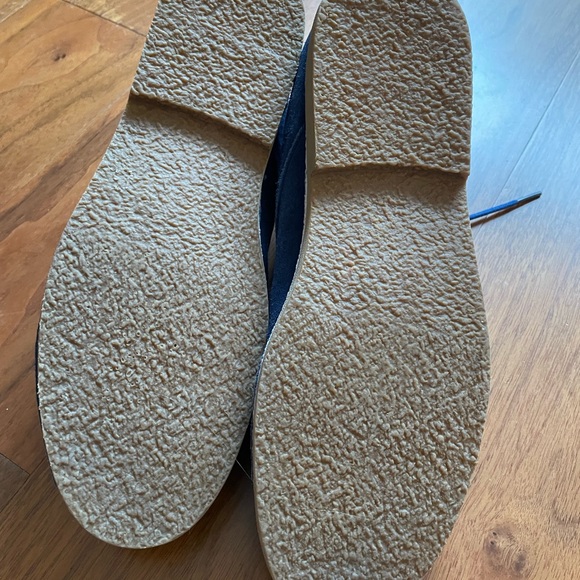 Leather Suede Soft Moc High Top Shoe or Bootie - Picture 6 of 6